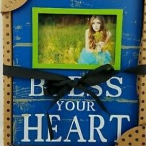 Cypress Home "Bless your Heart" Picture Frame